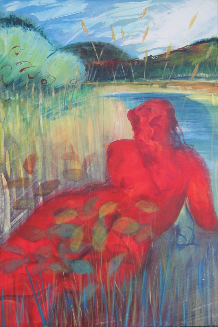 Woman In Red by Gillian Redwood